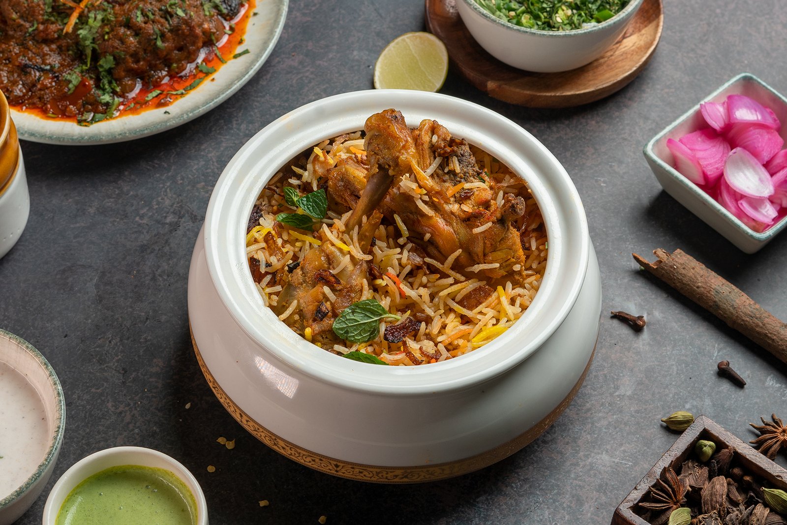 Chicken Biryani + Raita + Soft Drink